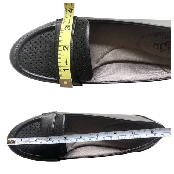 Life Stride Black Loafers Slip On Comfort Shoes Flats Casual Driving - Picture 4 of 10